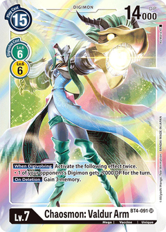 Chaosmon: Valdur Arm - BT4-091 - Super Rare