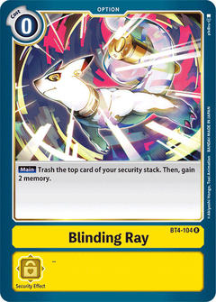 Blinding Ray - BT4-104 - Rare