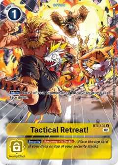 Tactical Retreat - BT4-105 - Alternative Art