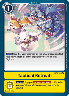 Tactical Retreat! - BT4-105 - Uncommon