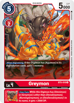 Greymon - BT5-010 - Uncommon