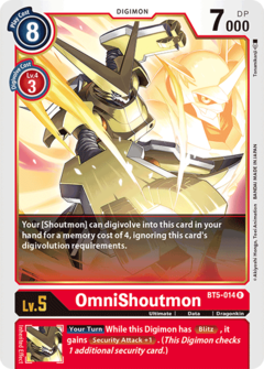 OmniShoutmon - BT5-014 - Rare