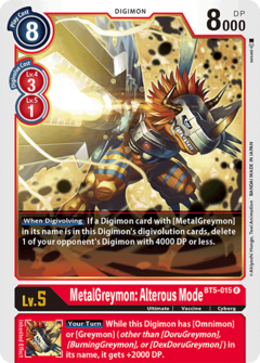 MetalGreymon: Alterous Mode - BT5-015 - Rare