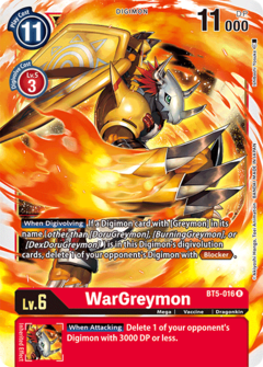 WarGreymon - BT5-016 - Rare