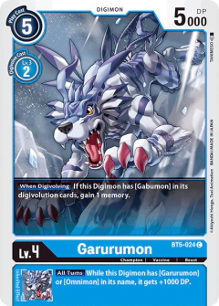 Garurumon - BT5-024 - Common