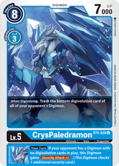 CrysPaledramon - BT5-028 - Uncommon