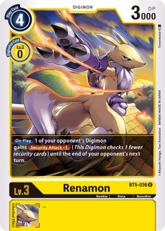 Renamon - BT5-036 - Rare