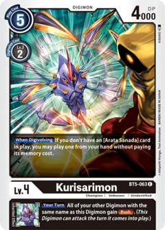 Kurisarimon - BT5-063 - Common