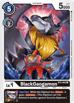 BlackGaogamon - BT5-064 - Common