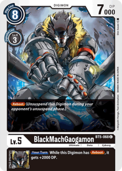 BlackMachGaogamon - BT5-068 - Common