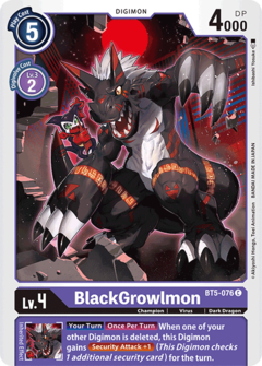 BlackGrowlmon - BT5-076 - Common