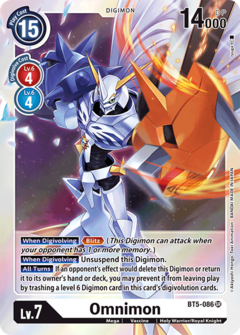 Omnimon - BT5-086 - Super Rare