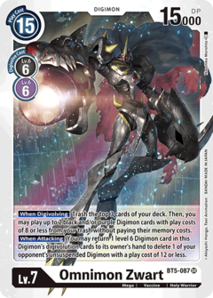 Omnimon Zwart - BT5-087 - Super Rare