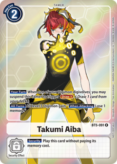 Takumi Aiba - BT5-091 - Box Topper