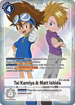 Tai Kamiya & Matt Ishida - BT5-093 - Box Topper