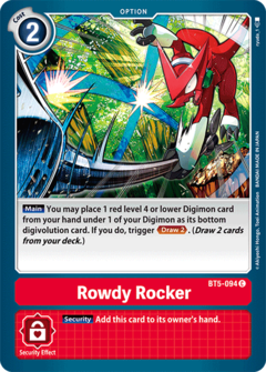 Rowdy Rocker - BT5-094 - Common