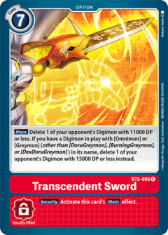 Transcendent Sword - BT5-095 - Uncommon