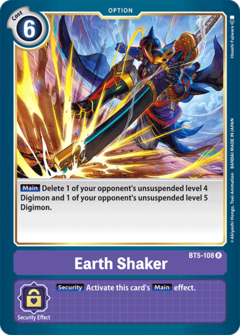 Earth Shaker - BT5-108 - Rare