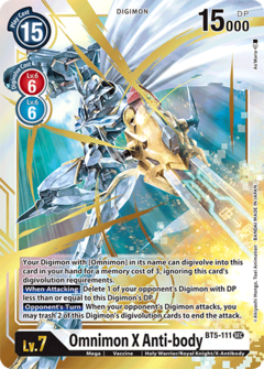 Omnimon X-Anti-body - BT5-111 - Secret Rare