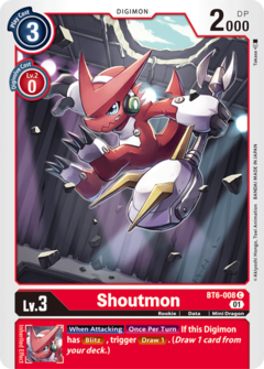 Shoutmon - BT6-008 - Common