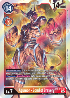 Agumon - Bond of Bravery - BT6-018 - Super Rare