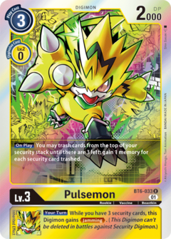 Pulsemon - BT6-033 - Rare