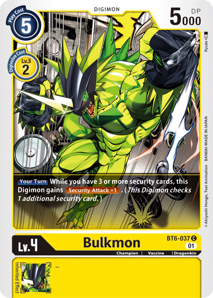 Bulkmon - BT6-037 - Common