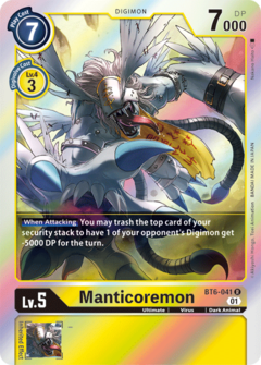 Manticoremon - BT6-041 - Rare