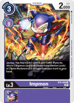 Impmon - BT6-068 - Uncommon