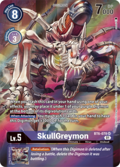 SkullGreymon (Alternate Art) - BT6-078 - Super Rare