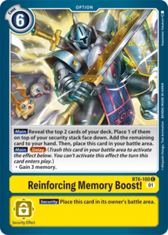 Reinforcing Memory Boost! - BT6-100 - Common