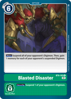 Blasted Disaster - BT6-103 - Uncommon