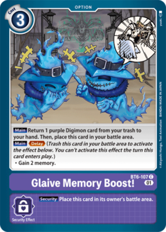 Glaive Memory Boost! - BT6-107 - Common