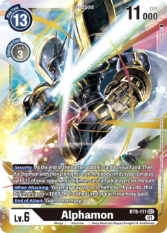 Alphamon - BT6-111 - Secret Rare