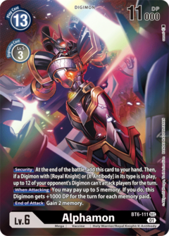 Alphamon (Alternate Art) - BT6-111 - Secret Rare