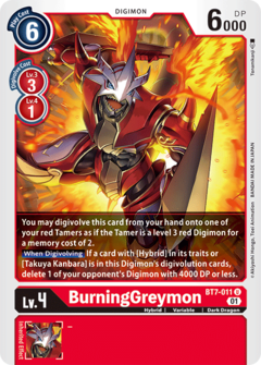 BurningGreymon - BT7-011 - Uncommon