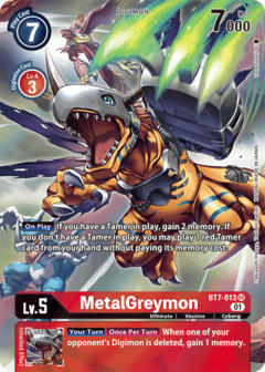 MetalGreymon (Alternate Art) - BT7-013 - Super Rare