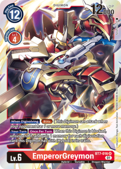 EmperorGreymon - BT7-016 - Super Rare