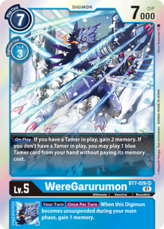 WereGarurumon - BT7-026 - Super Rare