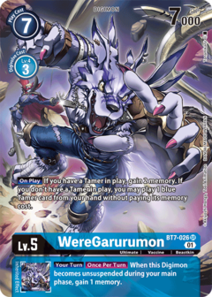 WereGarurumon (Alternate Art) - BT7-026 - Super Rare