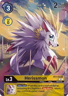 Herissmon (Alternate Art) - BT7-031 - Rare