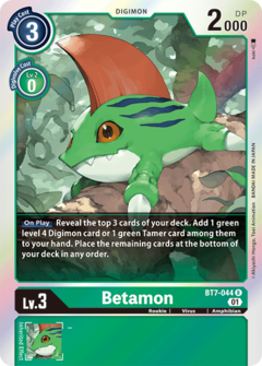 Betamon - BT7-044 - Rare