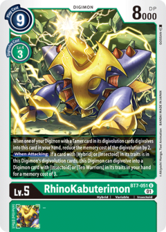 RhinoKabuterimon - BT7-051 - Uncommon