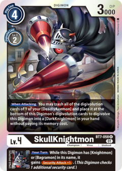 SkullKnightmon - BT7-058 - Rare