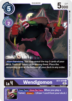 Wendigomon - BT7-070 - Common