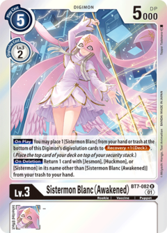 Sistermon Blanc (Awakened) - BT7-082 - Rare