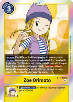 Zoe Orimoto - BT7-088 - Rare