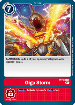 Giga Storm - BT7-094 - Common