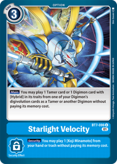 Starlight Velocity - BT7-096 - Uncommon