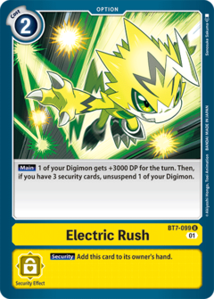 Electric Rush - BT7-099 - Uncommon